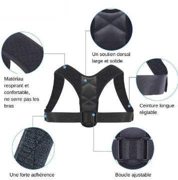 Correcteur de Posture - Soulagez votre dos dès les premiers jours.