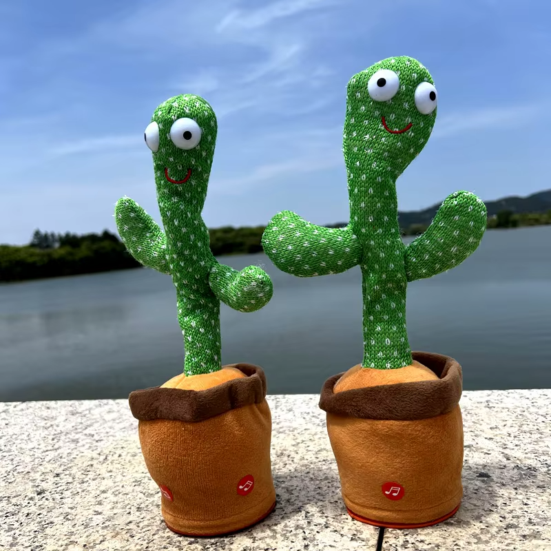 Jouet de cactus dansant super doux