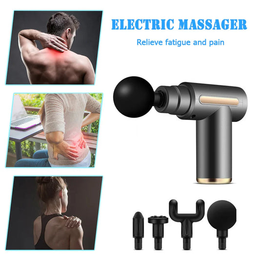 Pistolet de Massage Électrique 4 en 1