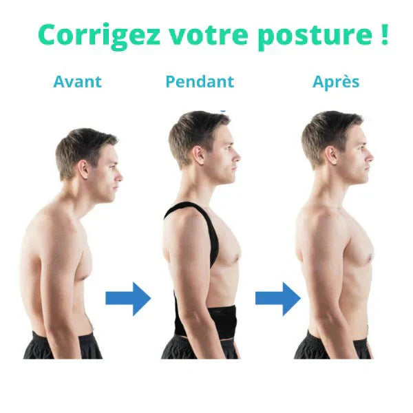 Correcteur de Posture - Soulagez votre dos dès les premiers jours.