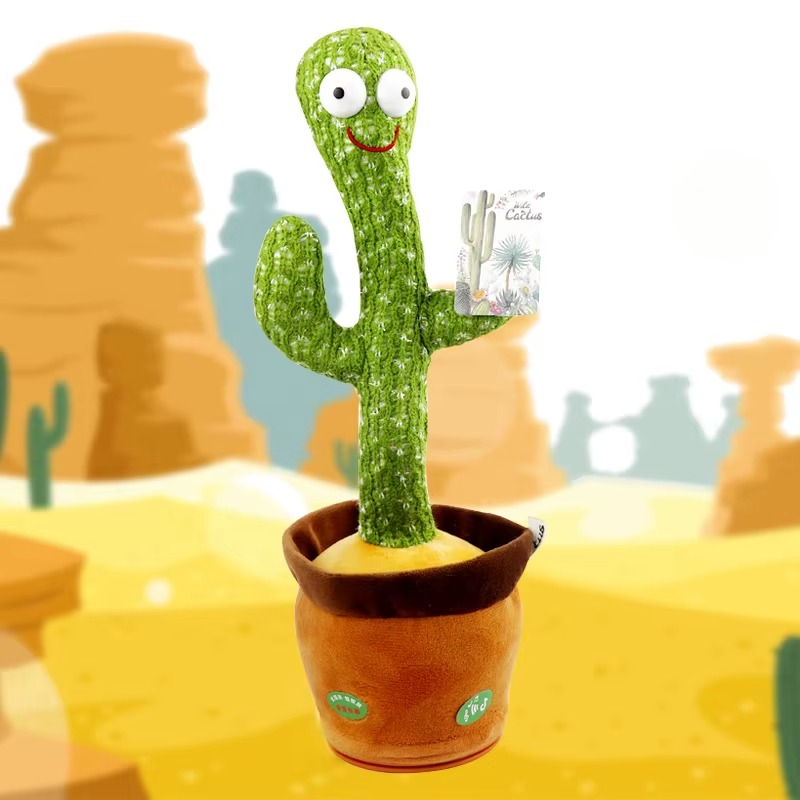 Jouet de cactus dansant super doux