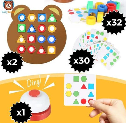 Jeu d'Association de Formes Montessori