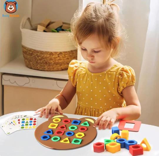 Jeu d'Association de Formes Montessori