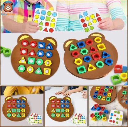 Jeu d'Association de Formes Montessori