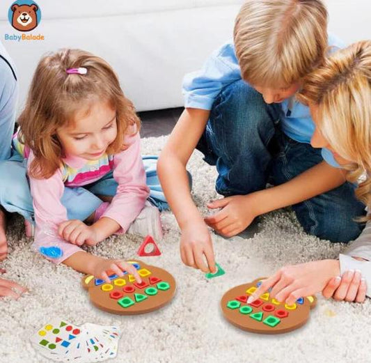 Jeu d'Association de Formes Montessori