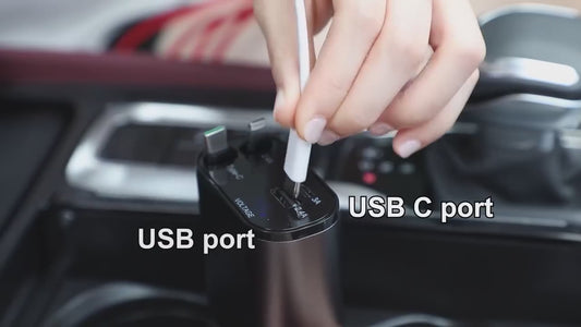 Chargeur de voiture rétractable 4 en 1 – 120W